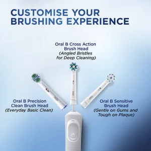 مسواک برقی اورال بی مدل ORAL B Vitality Easy Clean D100 سفید