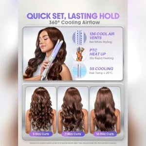 بهترین فرکننده چرخشی مو شیگلم مدل One Touch Airflow Styler Pro