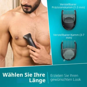 شانه های قابل تنظیم ماشین اصلاح بدن فیلیپس BG7470