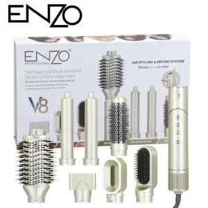 بسته بندی حالت دهنده مو انزو EN-755 V8 و لوازم آن