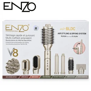 نمای جعبه سشوار و حالت دهنده انزو EN-755 V8