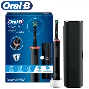 مسواک برقی اورال بی مدل PRO3 3000 مشکی + کیف نگهدارنده