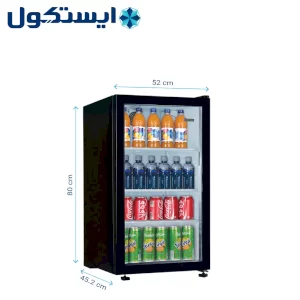 یخچال شوکیس ۵ فوت ایستکول مدل EASTCOOL TM-19580 مشکی