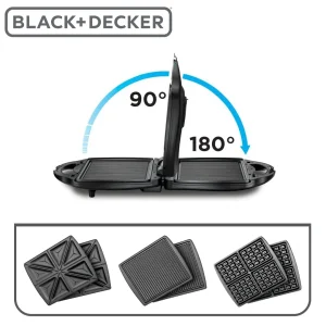 قیمت ساندویچ ساز بلک اند دکر 1400 وات