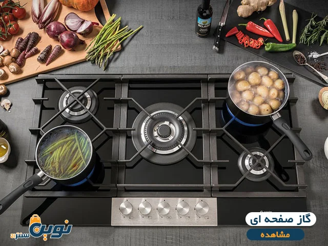 اجاق گاز (مبله + رومیزی)