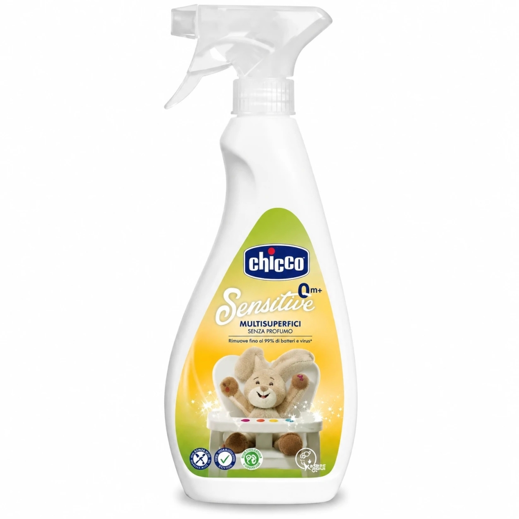 اسپری استریل کننده و ضدعفونی کننده سطوح 500میلی لیتر Chicco Multisuperfici