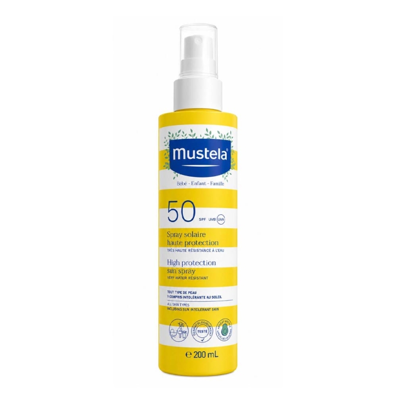 اسپری ضدآفتاب نوزاد و کودک موستلا Mustela حجم 200 میل