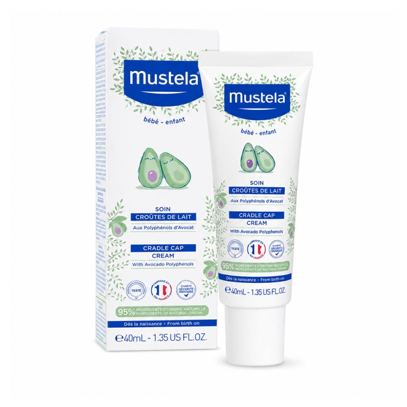 کرم رفع پوسته سر نوزاد موستلا Mustela حجم 40 میل