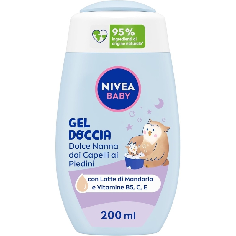 شامپو سر و بدن کودک نیوآ NIVEA مدل Dolce Nanna حجم 200 میل