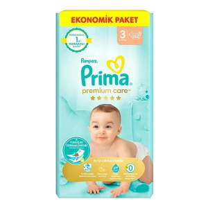 پوشک بچه پریما سایزسه 52عددی