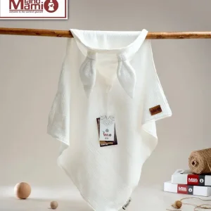 پتو موسلین کلاهدار مامی لند Mami land