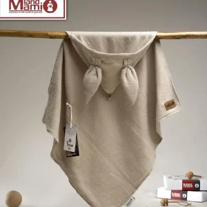 پتو موسلین کلاهدار مامی لند Mami land