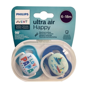 پستانک 6-18 ماه Ultra air Avent