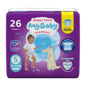 پوشک شورتی کانال دار مای بیبی my baby سایز 5 (26 عددی)