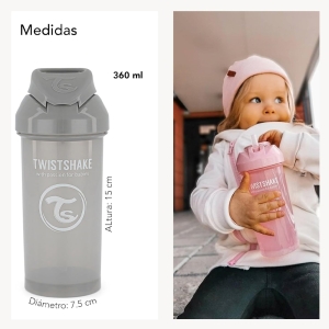 لیوان نی دار توییست شیک Twistshake حجم 360 میل