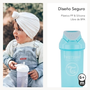 لیوان نی دار توییست شیک Twistshake حجم 360 میل