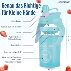 لیوان آبمیوه خوری مینی کاپ  230 میل  توییست شیک Twistshake