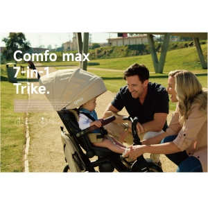 سه چرخه کودک کیوپلی QPlay مدل Comfo Max 7in1
