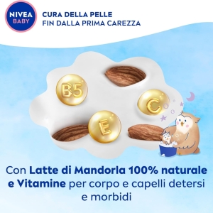 شامپو سر و بدن کودک نیوآ NIVEA مدل Dolce Nanna حجم 200 میل