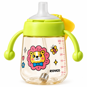 لیوان آبخوری نی‌دار ( بالای 3 ماه ) 300 میل رووکو Rovco