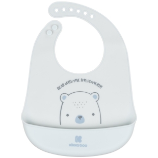 پیشبند سیلیکونی کیکابو kikkaboo طرح bear with me