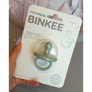پستانک تمام سیلیکونی minikoioi رنگ سبز