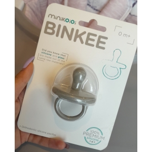 پستانک تمام سیلیکونی minikoioi رنگ طوسی