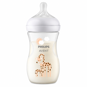 شیشه شیر طلقی 260 میل اونت Avent طرحدار