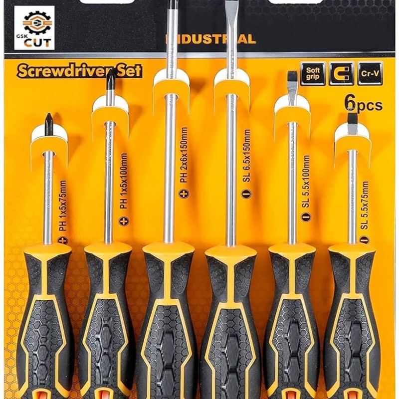 ست پیچ گوشتی ۶ عددی اینکو مدل HKSD0628