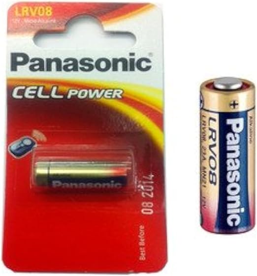 باتری ریموتی آلکالاین 23a 12v panasonic مارک پاناسونیک کیفیت فوق العاده و ماندگاری فوق العاده