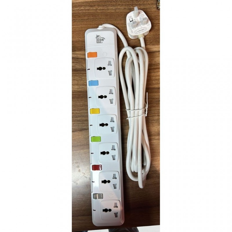 چند راهی برق آیکون هوم ICON HOME EXTENDER URB-6