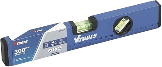 تراز آلومینیومی ضد شوک VTOOLS مدل VT2122 – طول 300 میلی‌متر