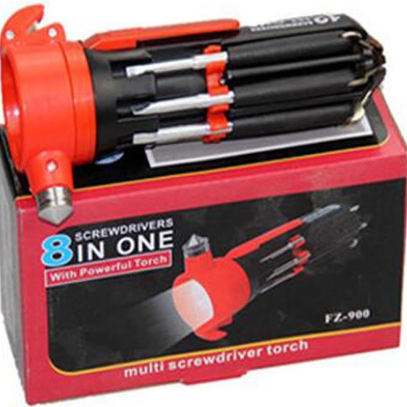 چکش اضطراری خودرو چندکاره Ebow – چکش شکستن شیشه و برش کمربند ایمنی (Car Safety Hammer)