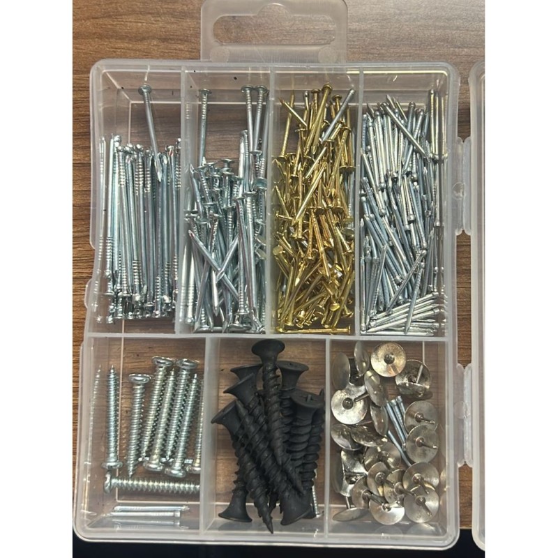 کیت میخ، پونز و پیچ پارکساید Parkside Germany – ست کامل اتصالات فلزی خانگی