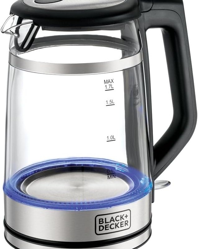 کتری برقی دیجیتال لمسی بلک اند دکر 2200 وات مدل GK220-B5 با 6 دمای پیش‌فرض