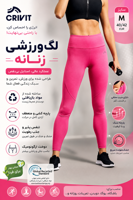 لگ ورزشی زنانه کریویت