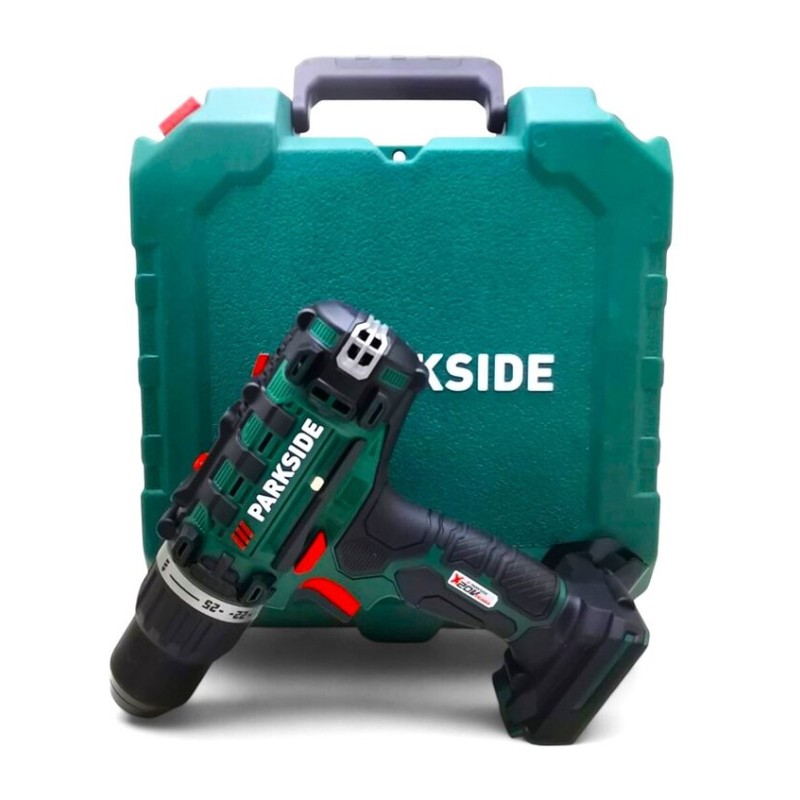 دریل و پیچ‌گوشتی شارژی پارکساید آلمان PARKSIDE HG12837 – 20V -   بدون باطری و شارژ