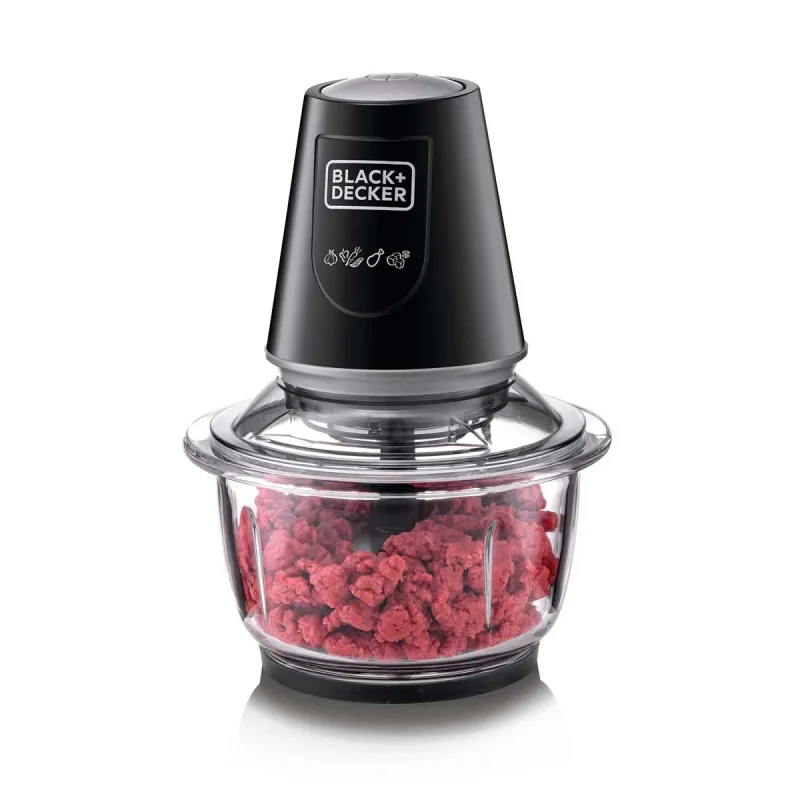 خردکن و غذاساز شیشه‌ای بلک اند دکر 400 وات مدل  GC400-B5