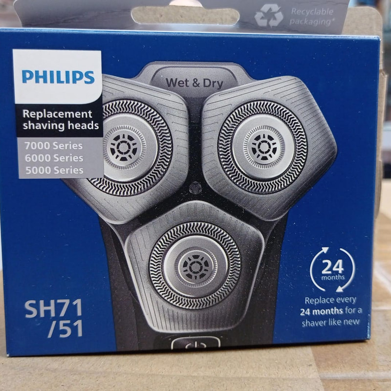 تیغه یدکی ماشین اصلاح صورت فیلیپس مدل SH71/51 (Philips Replacement Shaver Heads SH71/51)