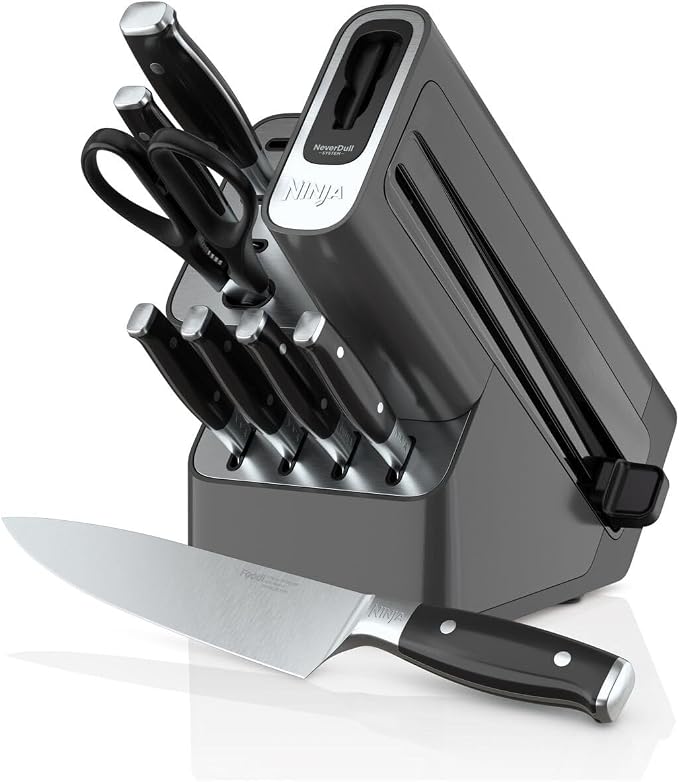 ست چاقو نینجا مدل Foodi NeverDull K32008ANZ هشت تکه با پایه نگهدارنده