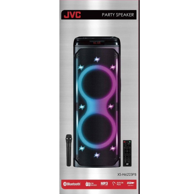 اسپیکر ۲۰۰۰ وات بلوتوثی و پرتابل جی وی سی مدل XS-N6223