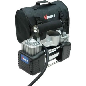 پمپ باد فندکی دو سیلندر وی تولز VT1306