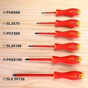 پیچ گوشتی اینکو مدل HKISD-0608 مجموعه 6 عددی