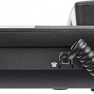 تلفن رومیزی UNIDEN AS7408 با نمایشگر و دکمه‌های بزرگ (مشکی / سفید)