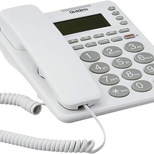 تلفن رومیزی سیمی UNIDEN AT6408 با اسپیکرفون و نمایشگر شماره