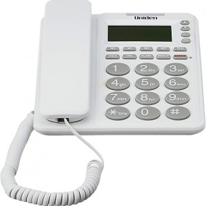 تلفن رومیزی سیمی UNIDEN AT6408 با اسپیکرفون و نمایشگر شماره