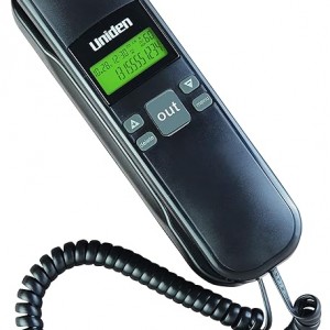 تلفن رومیزی UNIDEN AS7103 Trimline با نمایشگر شماره (مشکی / سفید)