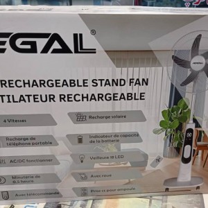 پنکه شارژی رگال سایز 16 اینچ - RC16