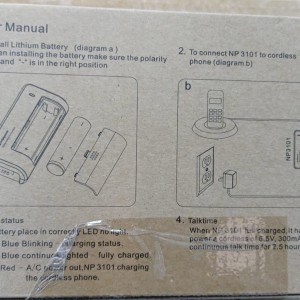 باطری بک اپ تلفن هاي بيسيم پاناسونیک