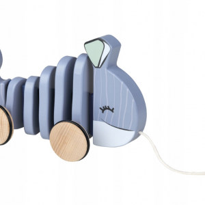 اسباب‌بازی چوبی موتوری Playtive – نهنگ با قابلیت کشیدن روی چرخ‌ها (۱۸ ماه به بالا)